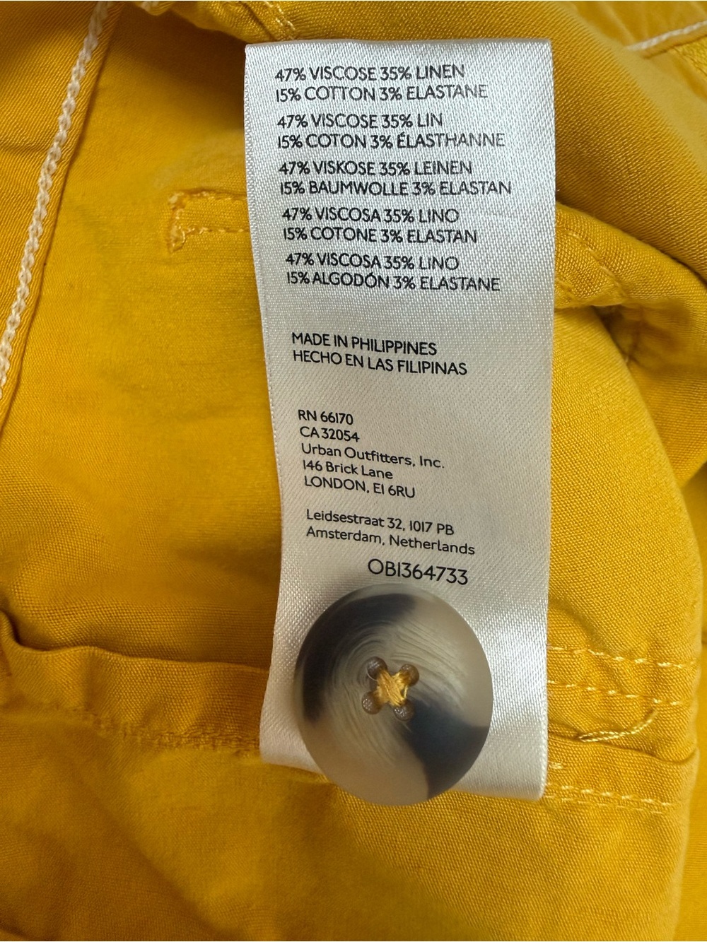 Maeve The Colette Yellow Wide Leg Crop Pants Size 32 - Picture 10 of 11